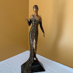 ERTE JULIETTA, 1987 Full Round Bronze Sculpture 18 1/2 × 7 in Edition 118/500